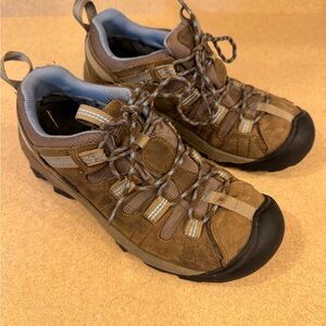 Keen Targhee II Brown and Lt blue  Women's Athletic Shoes